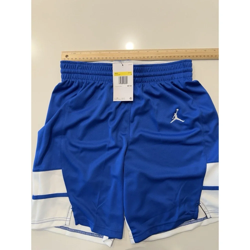 Jordan Stock DF Overtime Shorts Game Royal FQ5375-493 Mens Small NWT
